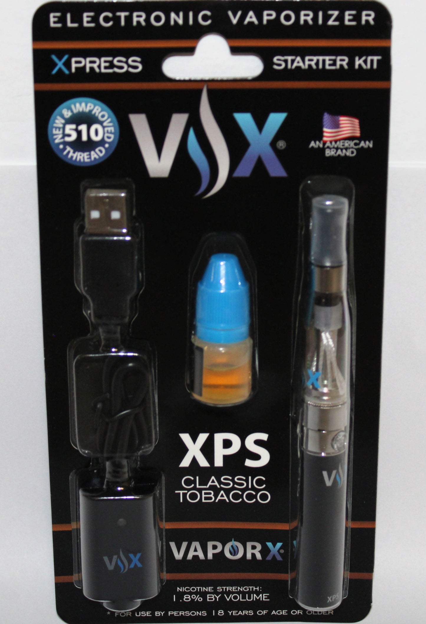 VAPORX STARTER KITS-Starter Kits-Vapekitdeals-Classic Tobacco-VAPEKITDEALS