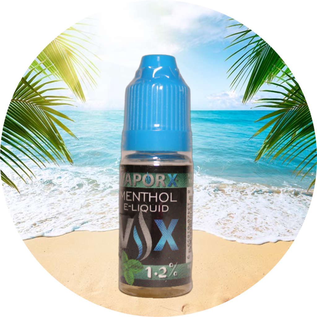 VaporX MENTHOL 1.2 NICOTINE 10 ML VAPEKITDEALS VaporX MENTHOL 1.2 NICOTINE 10 ML VAPEKITDEALS