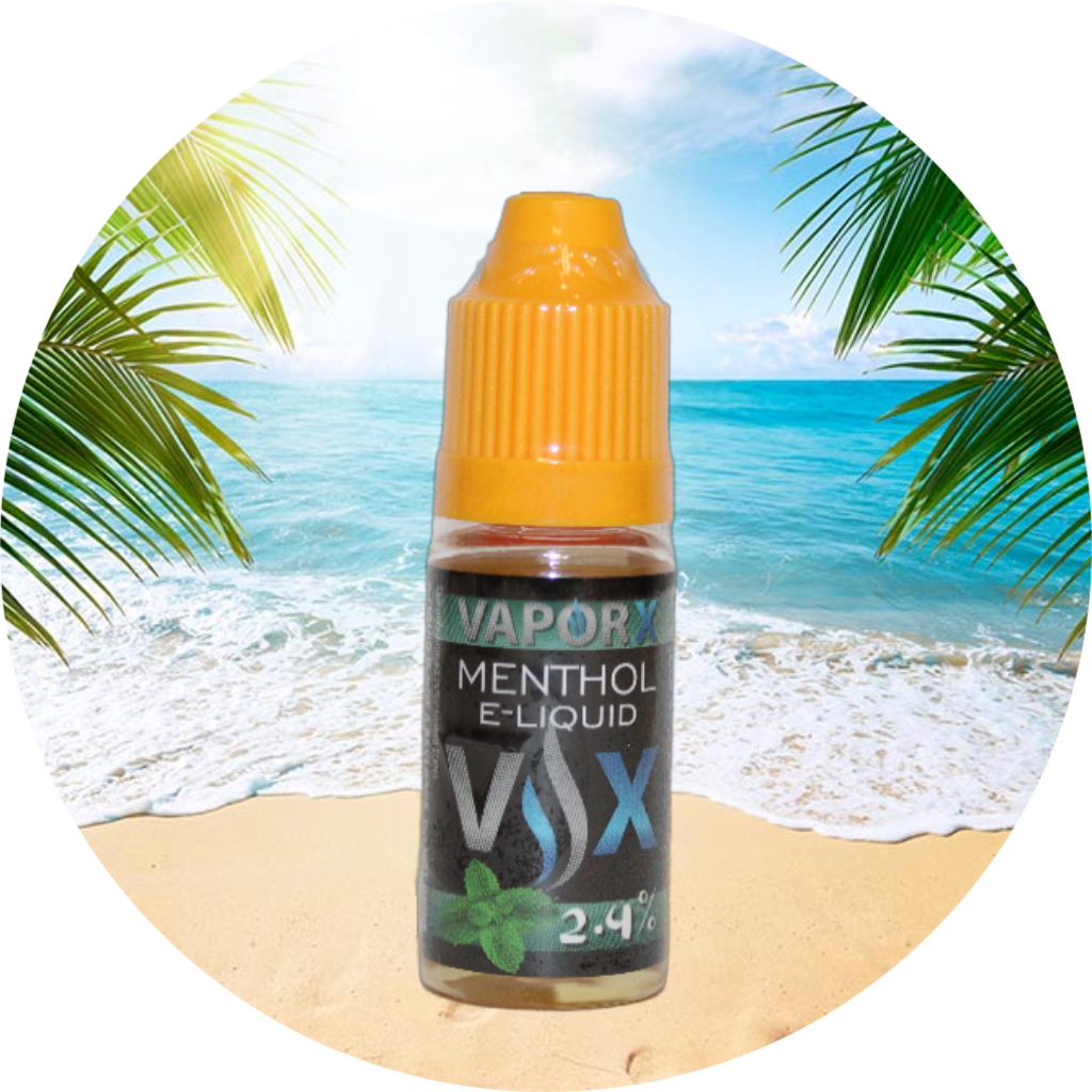 VaporX MENTHOL 2.4 NICOTINE 10 ML VAPEKITDEALS VaporX MENTHOL 2.4 NICOTINE 10 ML VAPEKITDEALS