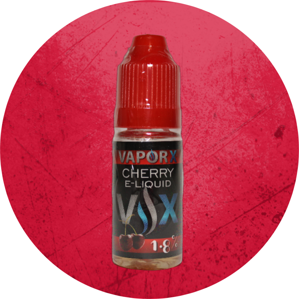 VaporX CHERRY 1.8 NICOTINE 10 ML-VAPEKITDEALS-VAPEKITDEALS 