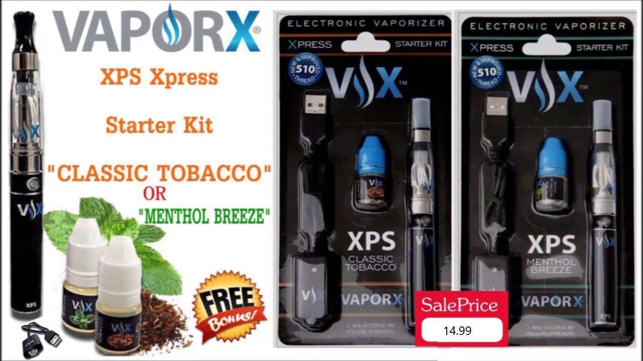 Buy VaporX XPS Xpress Starter Kit *SUPER SALE* at VAPEKITDEALS for only  $14.99